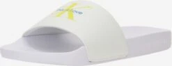 Calvin Klein Jeans Chaussures De Piscine Mule PRIDE Femme Blanc