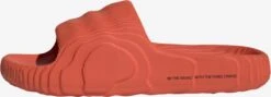 Adidas Originals Chaussures De Piscine Mule ADILETTE 22 Femme Rouge Orangé