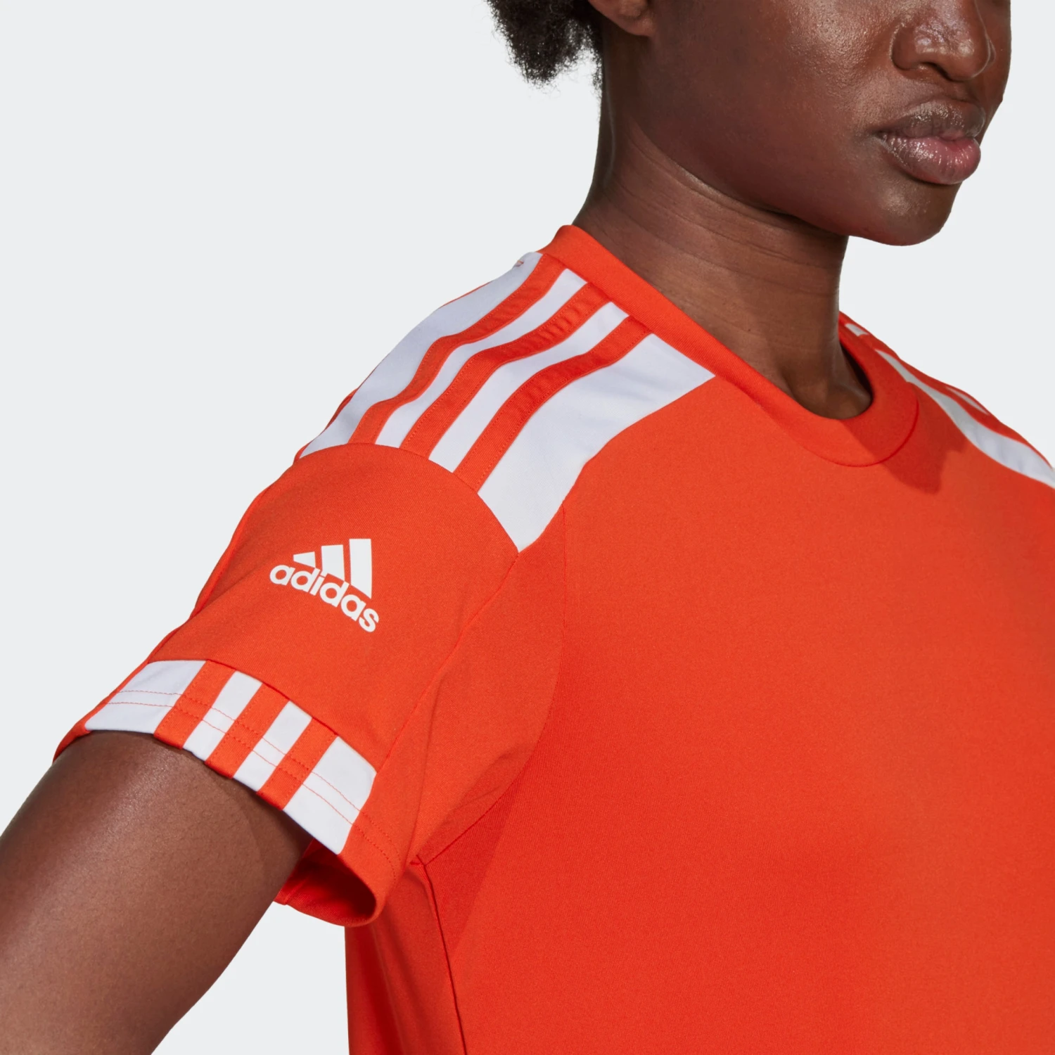 Adidas Sportswear Hauts Pratiques Fonctionnels Maillot Squadra 21 Femme Orange Foncé 4 Adidas Sportswear Hauts Pratiques Fonctionnels Maillot Squadra 21 Femme Orange Foncé – Image 4
