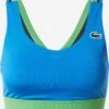 Lacoste Sport Brassières Bustier Soutien-gorge De Sport Femme Bleu Ciel / Noir