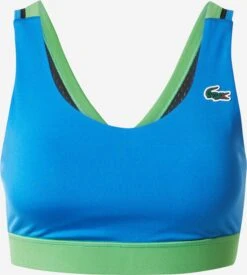 Lacoste Sport Brassières Bustier Soutien-gorge De Sport Femme Bleu Ciel / Noir