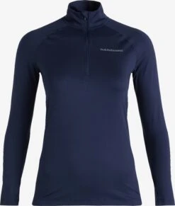 Peak Performance Hauts à Manches Longues T-shirt Fonctionnel Spirit Femme Bleu