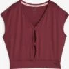 Puma Hauts Pratiques Fonctionnels T-shirt Fonctionnel Femme Merlot