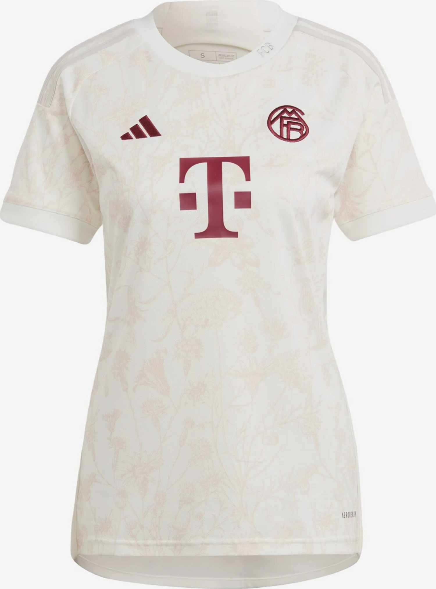 ADIDAS PERFORMANCE Hauts Pratiques Fonctionnels Maillot FC Bayern München Femme Blanc Cassé 1 ADIDAS PERFORMANCE Hauts Pratiques Fonctionnels Maillot FC Bayern München Femme Blanc Cassé