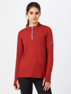 Nike Hauts à Manches Longues T-shirt Fonctionnel Femme Rouge -ADIDAS PERFORMANCE Soldes 14495e134ee28c59c9e80b5d56d8880e