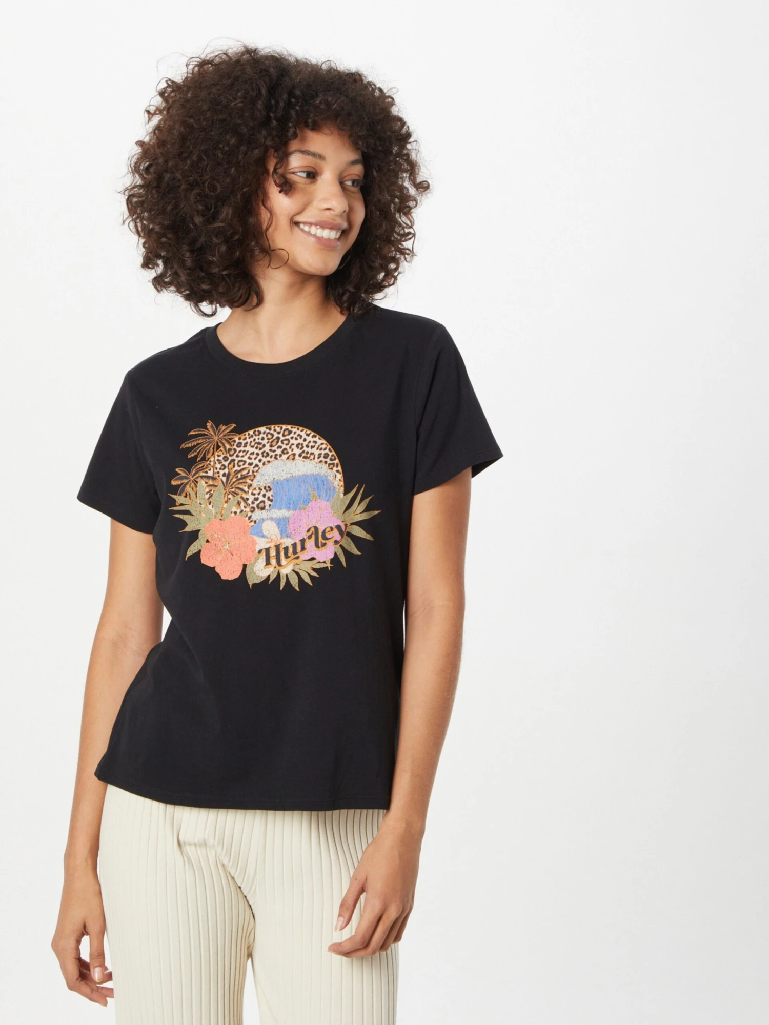 HURLEY T-Shirts T-shirt Fonctionnel Femme Noir 3 HURLEY T-Shirts T-shirt Fonctionnel Femme Noir – Image 3