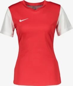 Nike Hauts Pratiques Fonctionnels T-shirt Fonctionnel Tiempo Premier II Femme Rouge