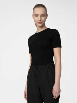 4F T-Shirts T-shirt Fonctionnel TSDF061 Femme Noir -ADIDAS PERFORMANCE Soldes 20e2c538daccf58e8f4472a75d2ed9ae