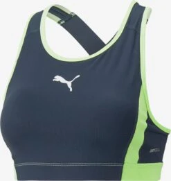 Puma Maillots De Sport Bustier Haut De Sport Femme Bleu Nuit