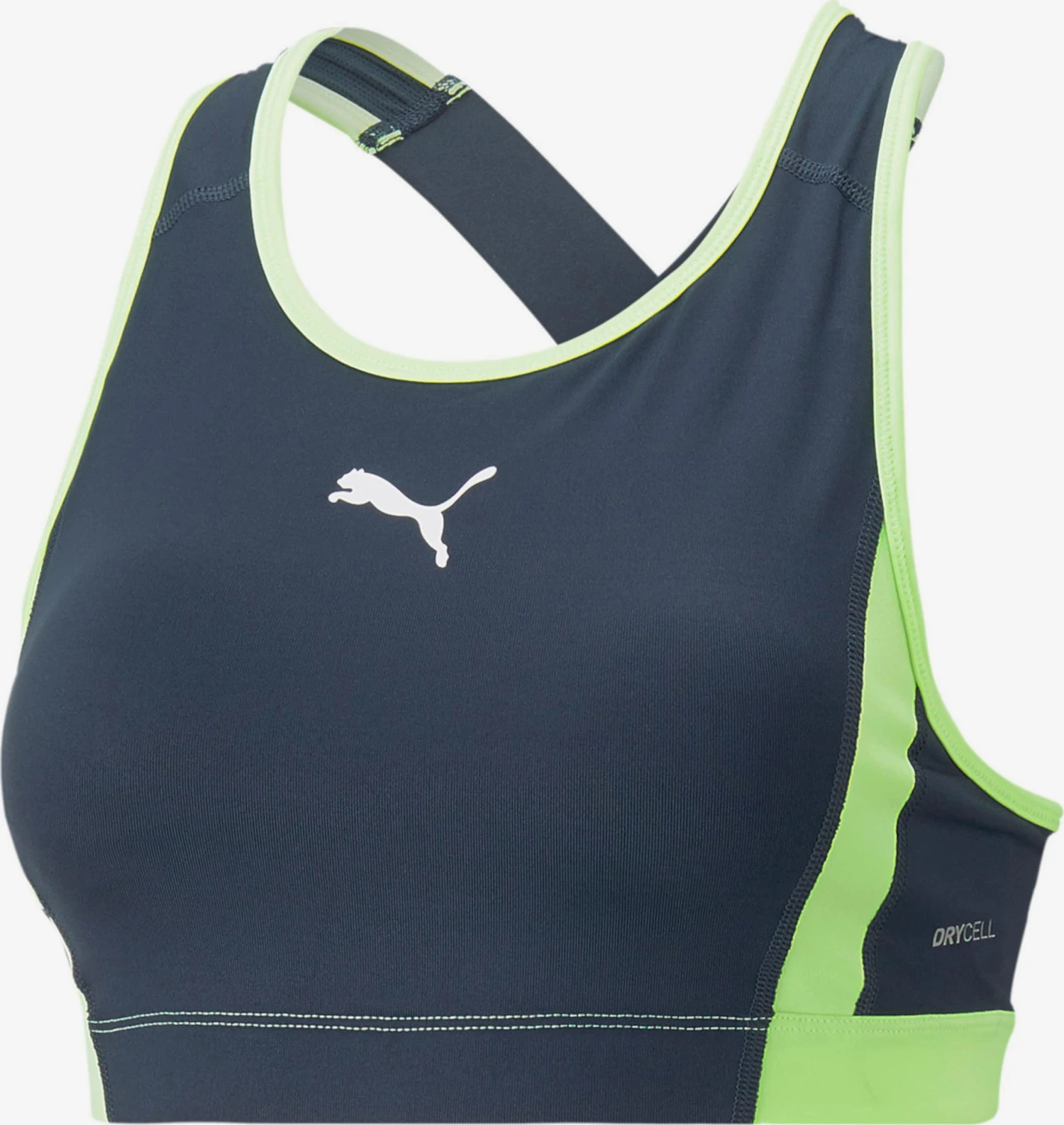 Puma Maillots De Sport Bustier Haut De Sport Femme Bleu Nuit 1 Puma Maillots De Sport Bustier Haut De Sport Femme Bleu Nuit