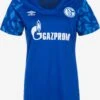 UMBRO Hauts Pratiques Fonctionnels Maillot FC Schalke 04 Femme Bleu