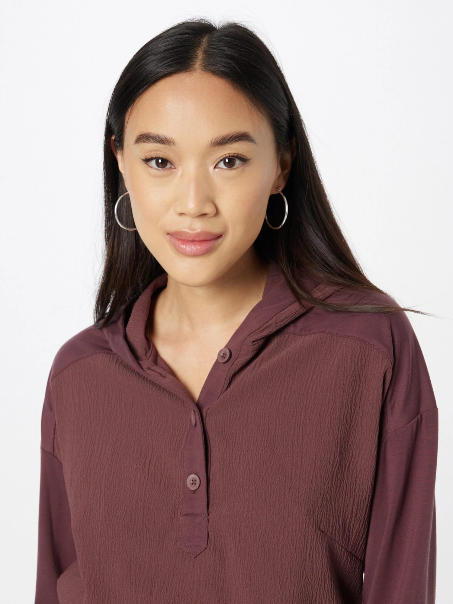 Kathmandu Hauts à Manches Longues T-shirt Fonctionnel Kamana Femme Rouge Pastel 2 Kathmandu Hauts à Manches Longues T-shirt Fonctionnel Kamana Femme Rouge Pastel – Image 2