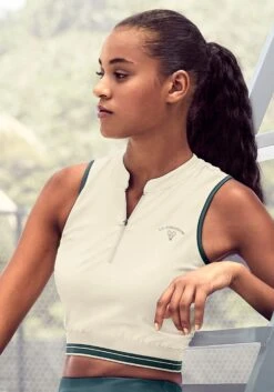 Maillots De Sport Haut De Sport Femme Blanc Cassé -ADIDAS PERFORMANCE Soldes 289f8f744ad88bcd2d4017e67433db14