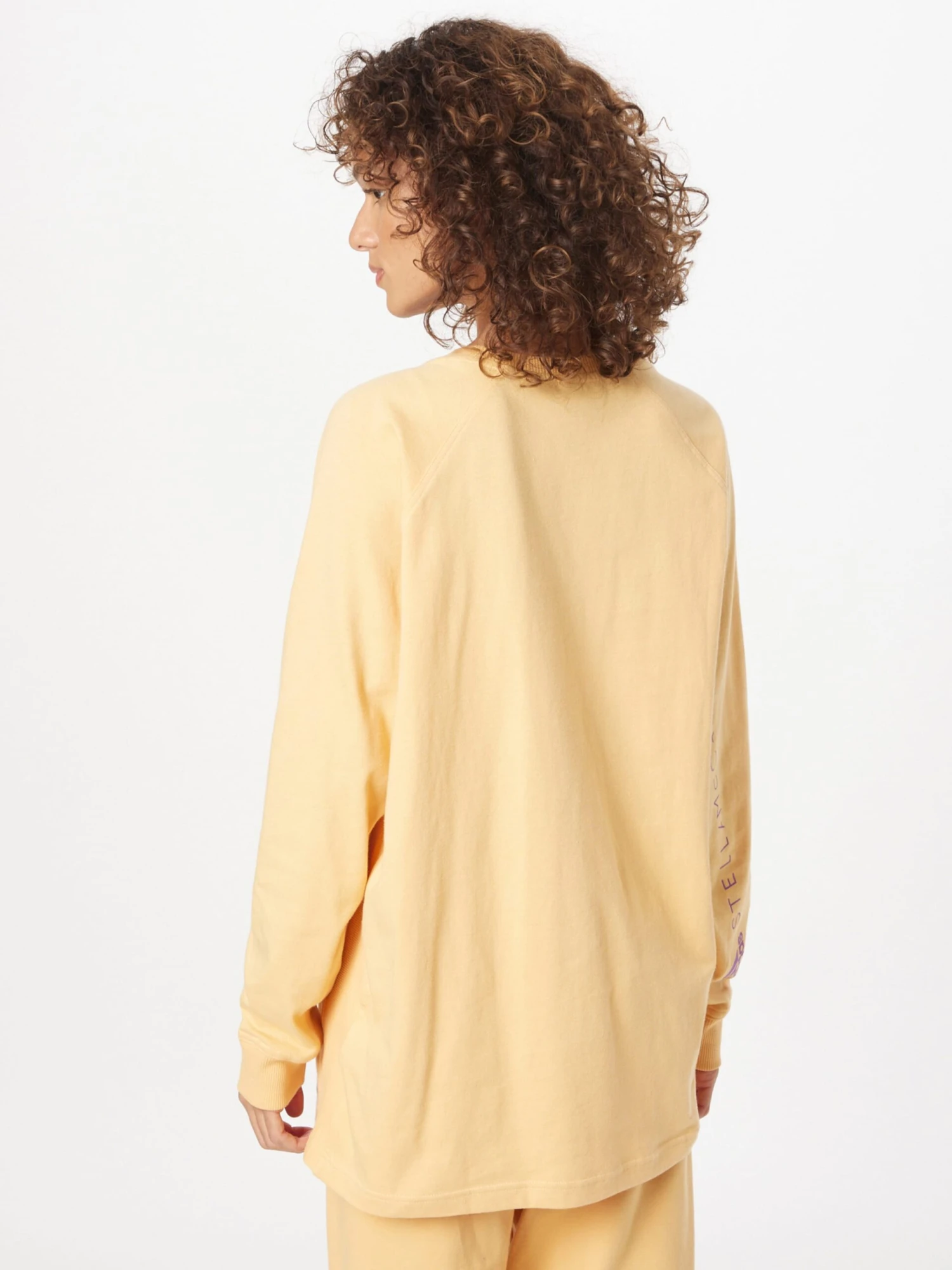 Adidas By Stella Mccartney Hauts à Manches Longues T-Shirt Fonctionnel Femme Jaune 3 Adidas By Stella Mccartney Hauts à Manches Longues T-Shirt Fonctionnel Femme Jaune – Image 3
