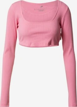 Adidas Sportswear Hauts à Manches Longues T-shirt Fonctionnel Femme Rose Clair