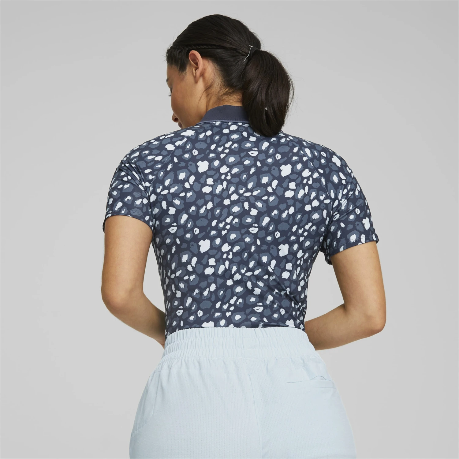 Puma T-Shirts T-shirt Fonctionnel Femme Bleu Marine / Azur 4 Puma T-Shirts T-shirt Fonctionnel Femme Bleu Marine / Azur – Image 4