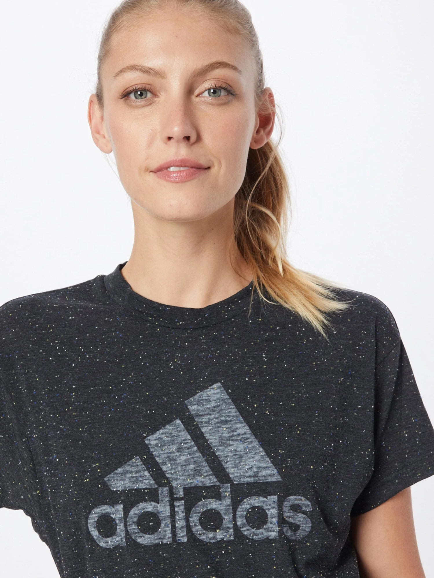 Adidas Sportswear Hauts Pratiques Fonctionnels T-shirt Fonctionnel Winners 3.0 Femme Noir Chiné 2 Adidas Sportswear Hauts Pratiques Fonctionnels T-shirt Fonctionnel Winners 3.0 Femme Noir Chiné – Image 2