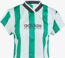 Adidas Sportswear T-Shirts T-shirt Fonctionnel Femme Vert / Blanc