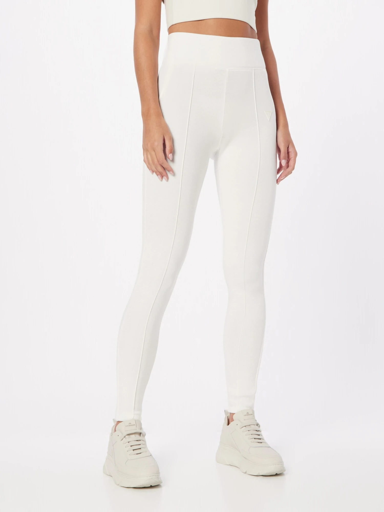 Guess Leggings Skinny Pantalon De Sport ALLIE Femme Blanc 3 Guess Leggings Skinny Pantalon De Sport ALLIE Femme Blanc – Image 3