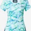 BIDI BADU Hauts Pratiques Fonctionnels T-shirt Fonctionnel Eve Femme Bleu Marine / Vert Pastel / Vert Foncé