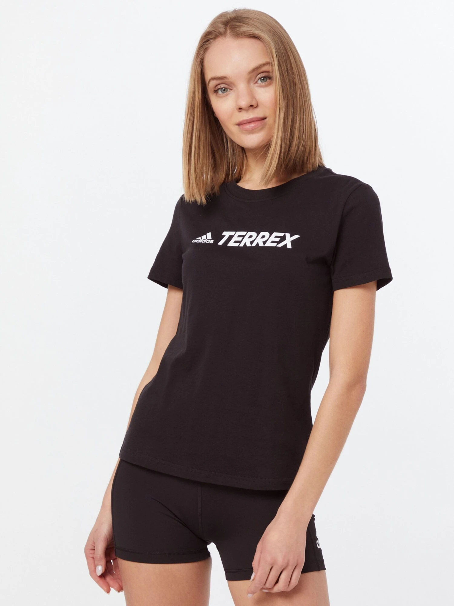 Adidas TERREX Hauts Pratiques Fonctionnels Skinny T-shirt Fonctionnel Femme Noir 2 Adidas TERREX Hauts Pratiques Fonctionnels Skinny T-shirt Fonctionnel Femme Noir – Image 2