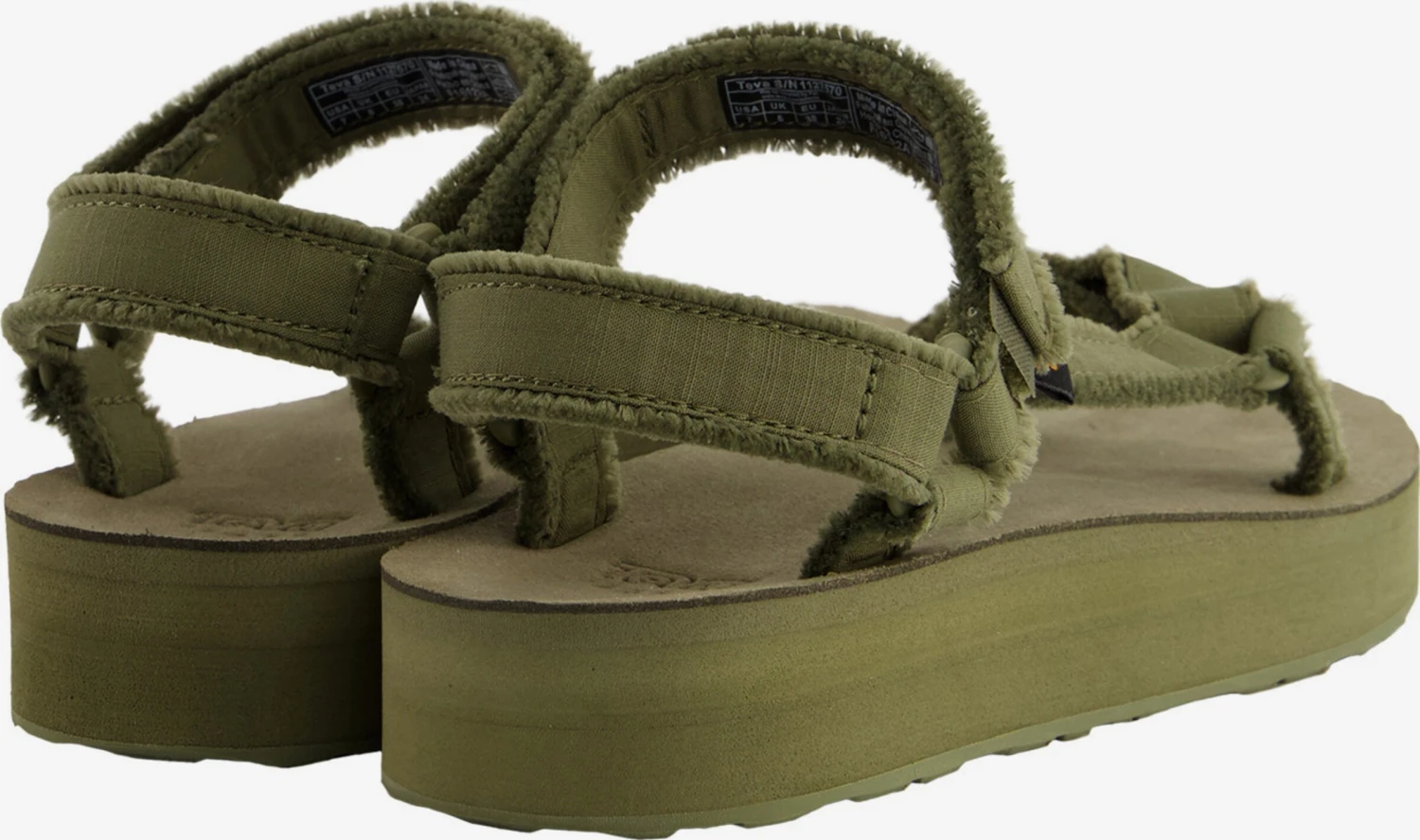 Teva Chaussures De Plein Air Sandales De Randonnée Femme Olive 4 Teva Chaussures De Plein Air Sandales De Randonnée Femme Olive – Image 4