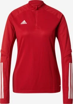 Adidas Sportswear Hauts à Manches Longues T-shirt Fonctionnel Condivo 20 Femme Rouge