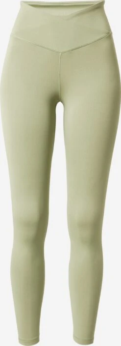 CASALL Leggings Skinny Pantalon De Sport Overlap Femme Vert Pastel