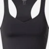 CASALL Maillots De Sport Haut De Sport Heart Femme Noir