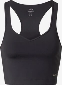 CASALL Maillots De Sport Haut De Sport Heart Femme Noir