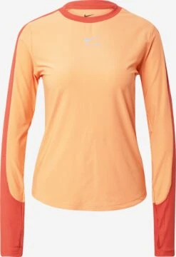 Nike Hauts à Manches Longues T-shirt Fonctionnel Femme Orange Clair / Orange Foncé