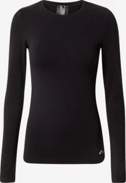Only Play Hauts à Manches Longues T-shirt Fonctionnel PislaI Femme Noir