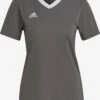 Adidas Sportswear Hauts Pratiques Fonctionnels Maillot Entrada 22 Femme Gris Foncé