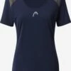 Head Hauts Pratiques Fonctionnels T-shirt Fonctionnel CLUB 22 Femme Bleu Marine