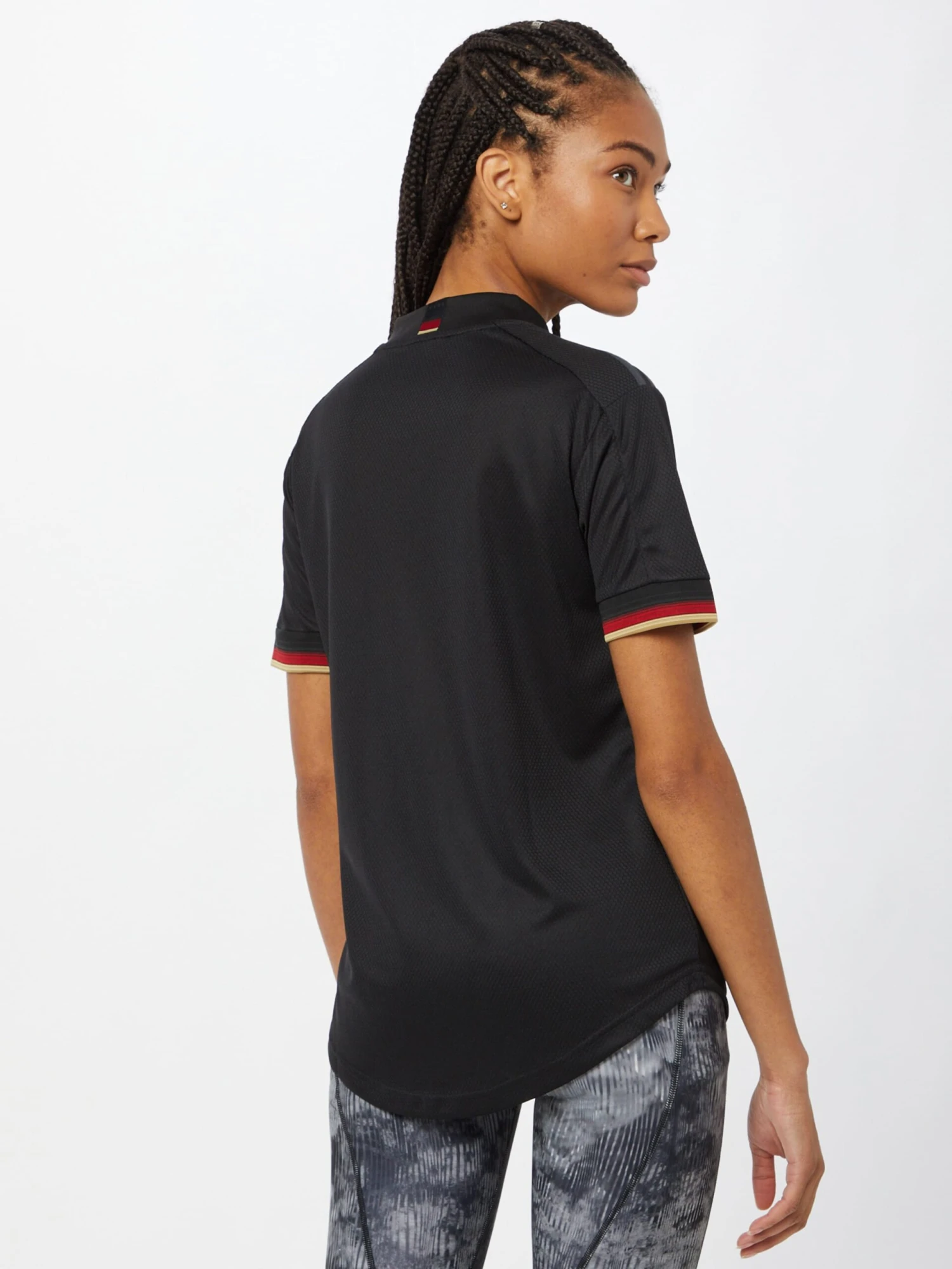 Adidas Sportswear Hauts Pratiques Fonctionnels Maillot DFB Away EM 2021 Femme Noir 3 Adidas Sportswear Hauts Pratiques Fonctionnels Maillot DFB Away EM 2021 Femme Noir – Image 3