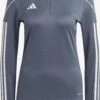 ADIDAS PERFORMANCE Hauts à Manches Longues T-shirt Fonctionnel Tiro 23 Femme Gris