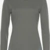 Hauts à Manches Longues T-shirt Fonctionnel Femme Gris / Taupe