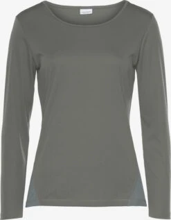 Hauts à Manches Longues T-shirt Fonctionnel Femme Gris / Taupe