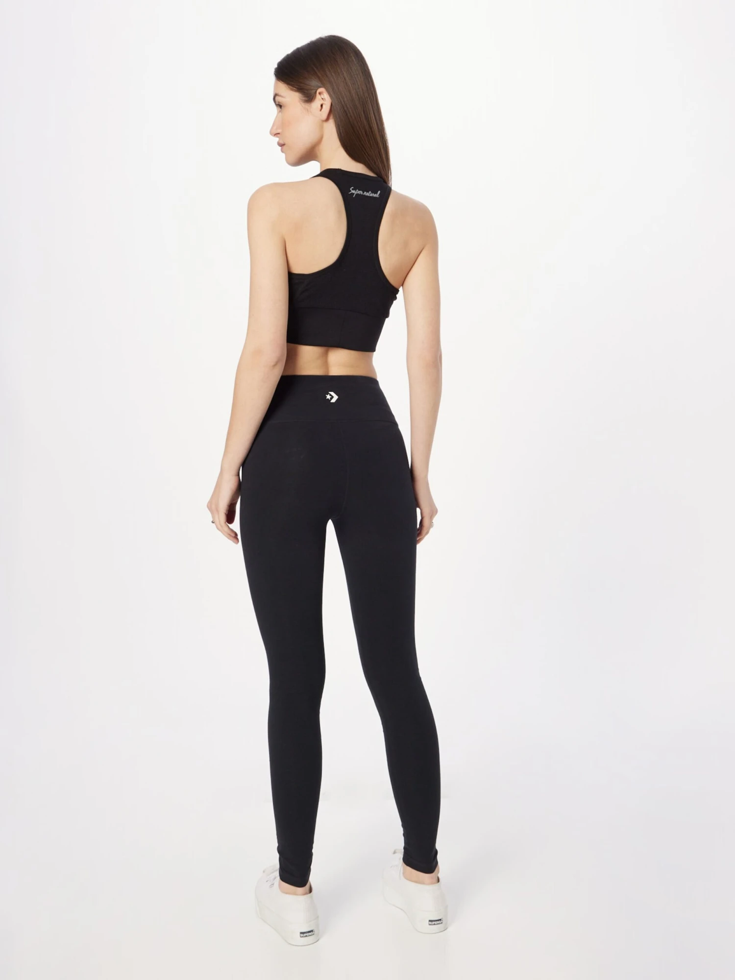 Converse Leggings Skinny Pantalon De Sport Wordmark Femme Noir 3 Converse Leggings Skinny Pantalon De Sport Wordmark Femme Noir – Image 3