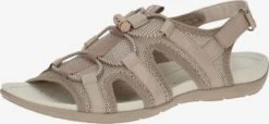 Caprice Chaussures De Plein Air Sandales De Randonnée Femme Beige Foncé