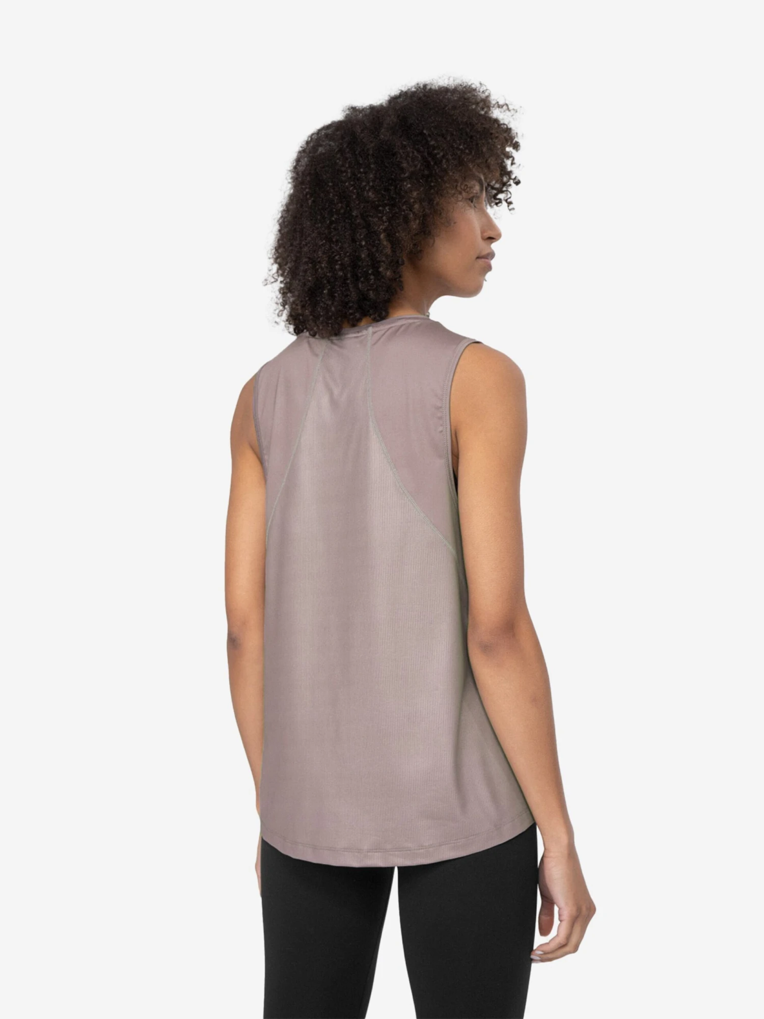 4F Hauts Pratiques Fonctionnels T-shirt Fonctionnel Femme Noisette 3 4F Hauts Pratiques Fonctionnels T-shirt Fonctionnel Femme Noisette – Image 3