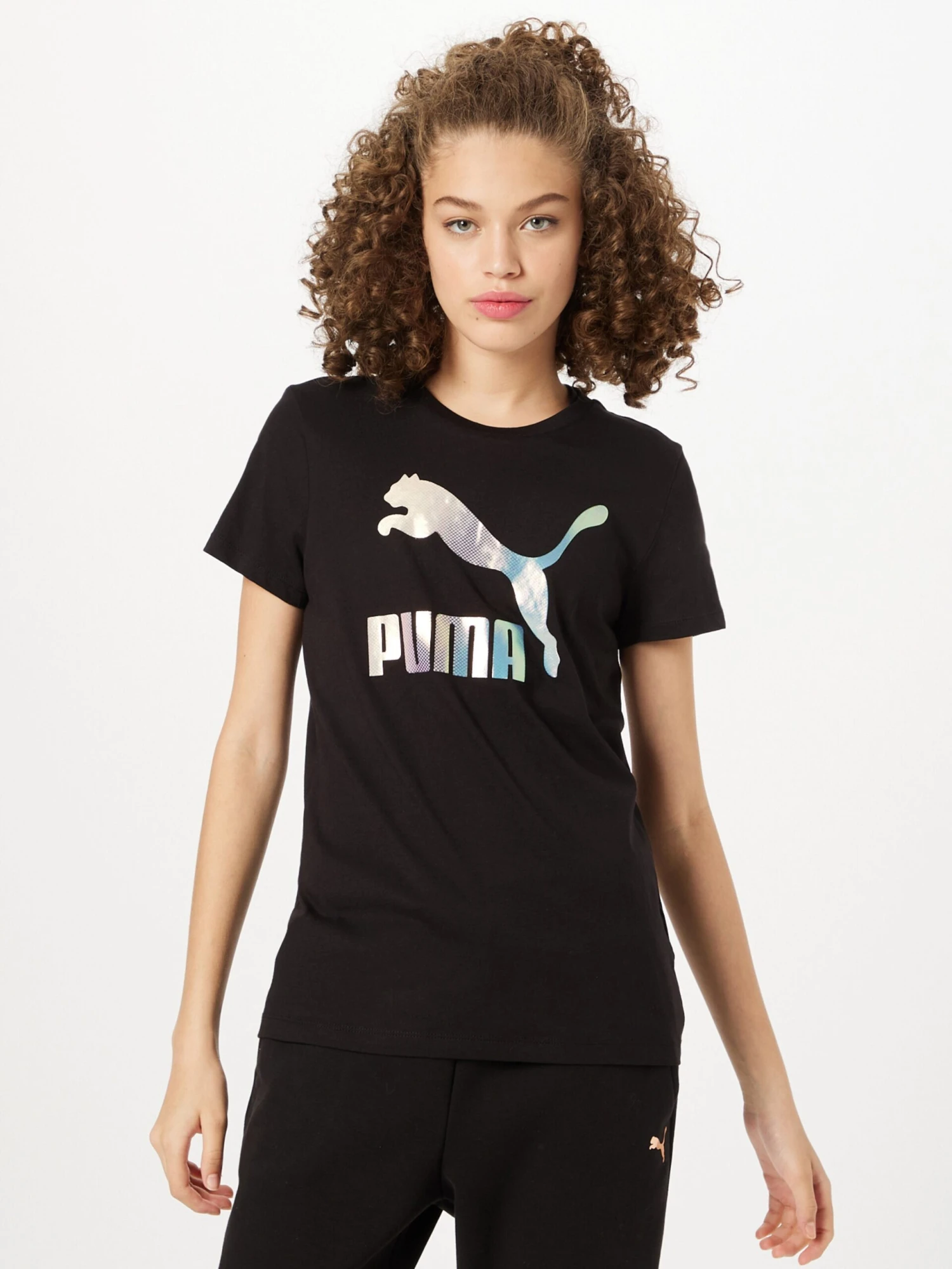 Puma Hauts Pratiques Fonctionnels T-shirt Fonctionnel Crystal Femme Noir 2 Puma Hauts Pratiques Fonctionnels T-shirt Fonctionnel Crystal Femme Noir – Image 2