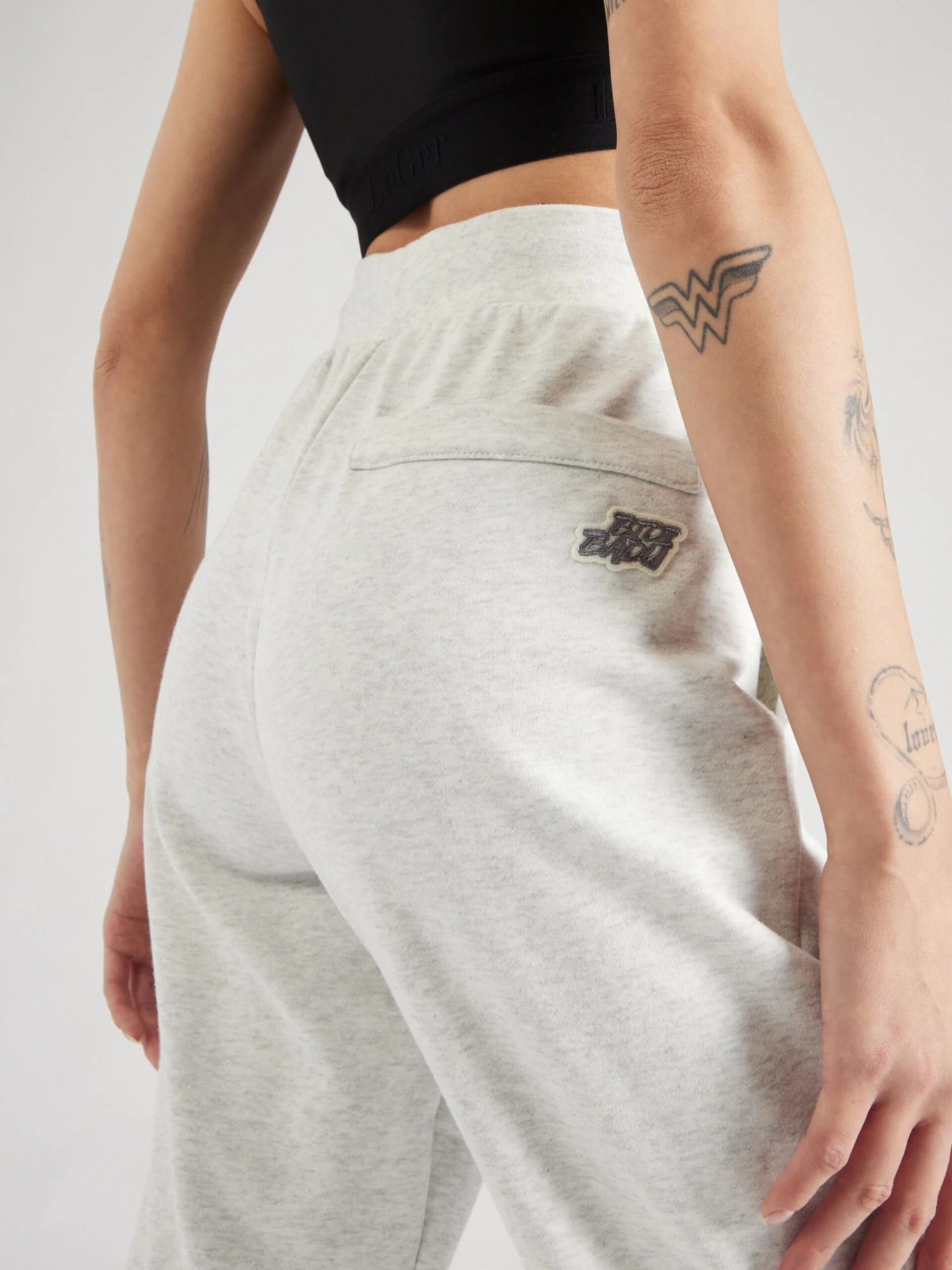 BIDI BADU Pantalons De Sport Effilé Pantalon De Sport Chill Femme Blanc Chiné 2 BIDI BADU Pantalons De Sport Effilé Pantalon De Sport Chill Femme Blanc Chiné – Image 2