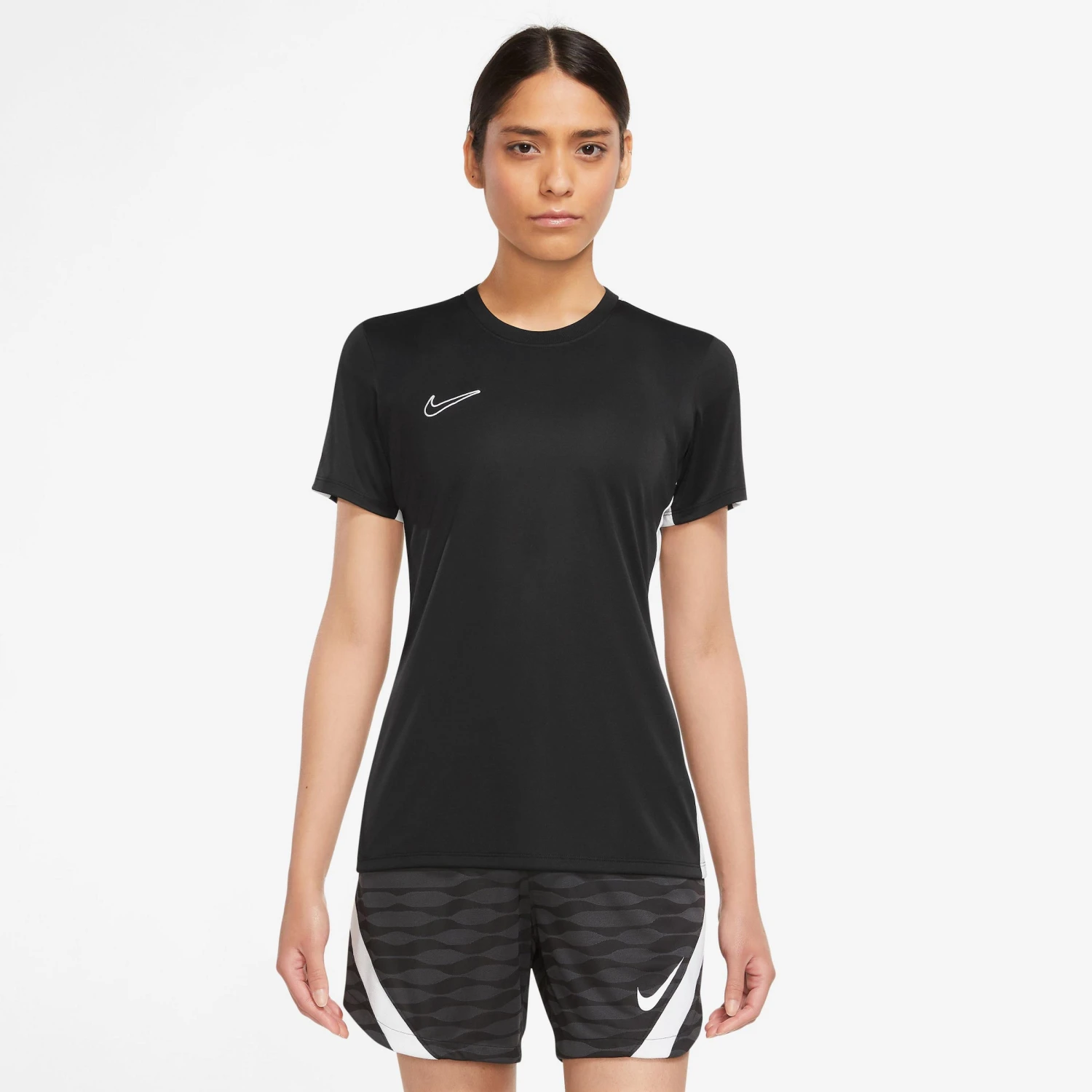 Nike Hauts Pratiques Fonctionnels T-shirt Fonctionnel Academy23 Femme Noir 3 Nike Hauts Pratiques Fonctionnels T-shirt Fonctionnel Academy23 Femme Noir – Image 3