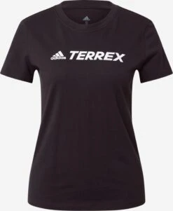 Adidas TERREX Hauts Pratiques Fonctionnels Skinny T-shirt Fonctionnel Femme Noir