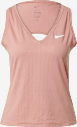 Nike Maillots De Sport Haut De Sport Victory Femme Rouge Pastel