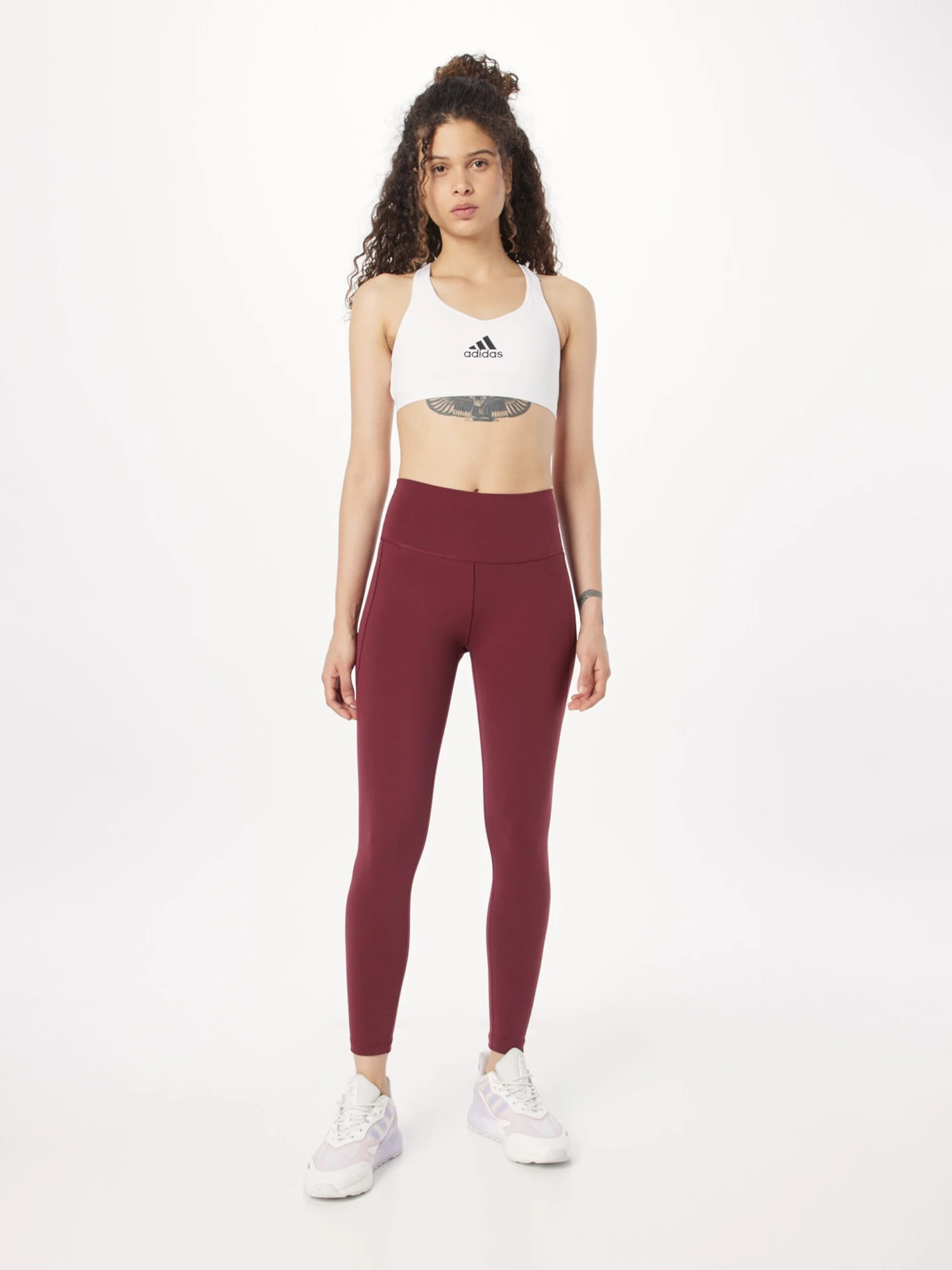 ADIDAS PERFORMANCE Leggings Skinny Pantalon De Sport Femme Bordeaux 4 ADIDAS PERFORMANCE Leggings Skinny Pantalon De Sport Femme Bordeaux – Image 4