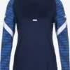 Nike Hauts à Manches Longues T-shirt Fonctionnel Strike Femme Bleu / Bleu Foncé