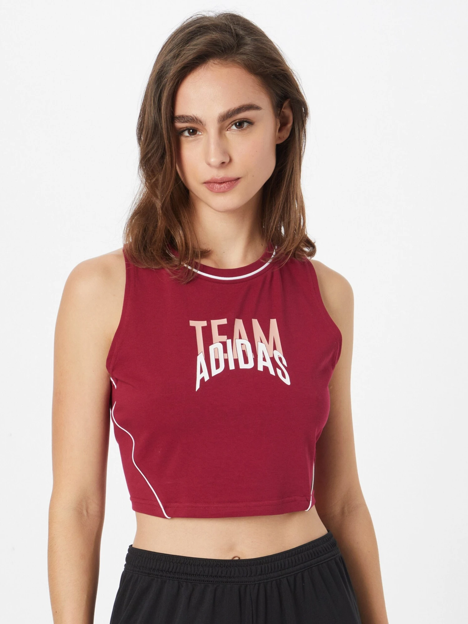 Adidas Sportswear Maillots De Sport Haut De Sport Femme Bourgogne 2 Adidas Sportswear Maillots De Sport Haut De Sport Femme Bourgogne – Image 2