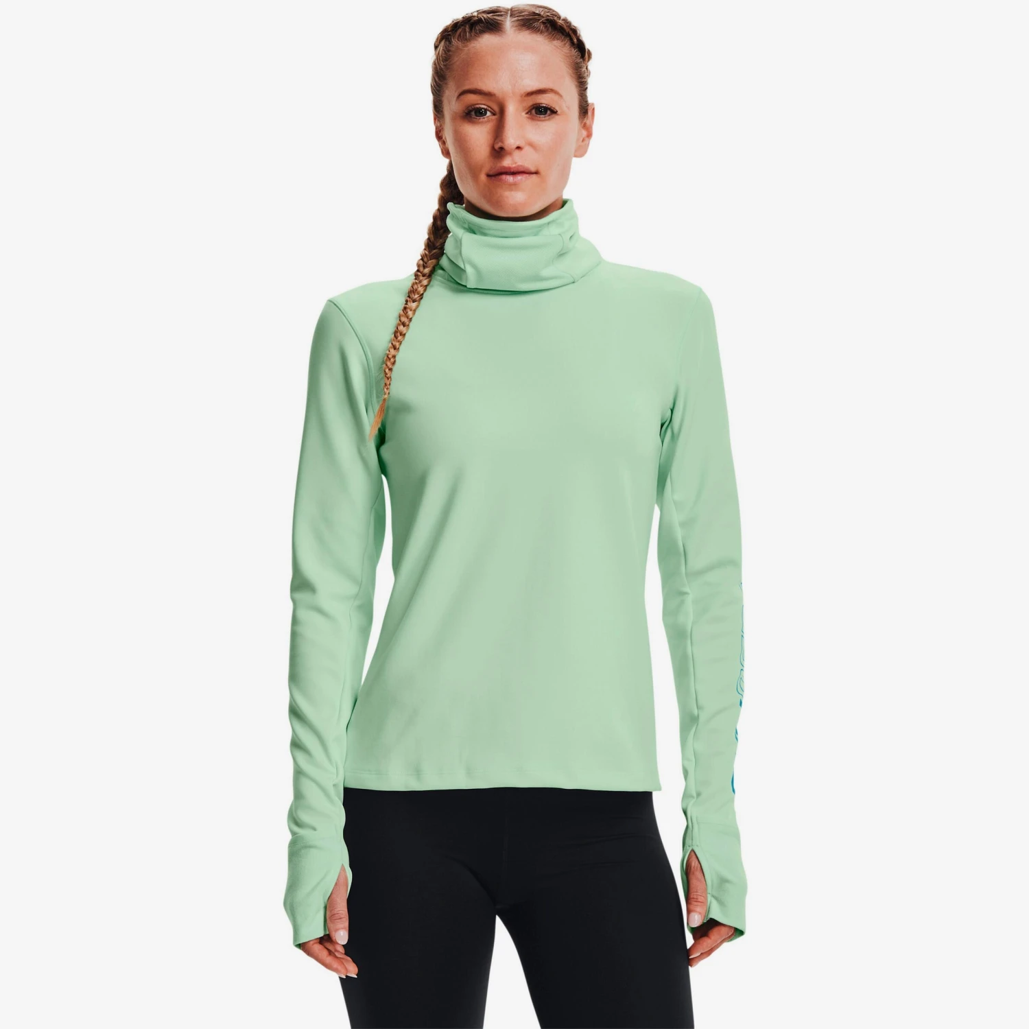 Under Armour Hauts à Manches Longues T-shirt Fonctionnel Femme Vert Clair 3 Under Armour Hauts à Manches Longues T-shirt Fonctionnel Femme Vert Clair – Image 3